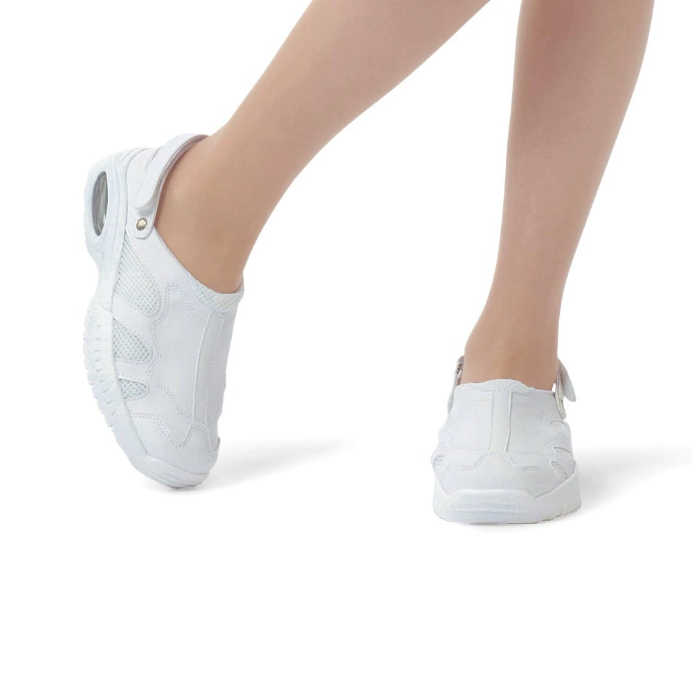 Giày y tá Nhật Bản xuất khẩu giày nhỏ màu trắng sandal phụ nữ siêu nhẹ Phụ nữ mang thai dốc thở và cha BF Giày bà ngoại nữ 