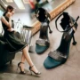 Giày cao gót nữ mùa hè 2018 khóa từ mới với giày nữ Phiên bản Hàn Quốc hở mũi đẹp với giày cao gót hoang dã dép nữ quai ngang