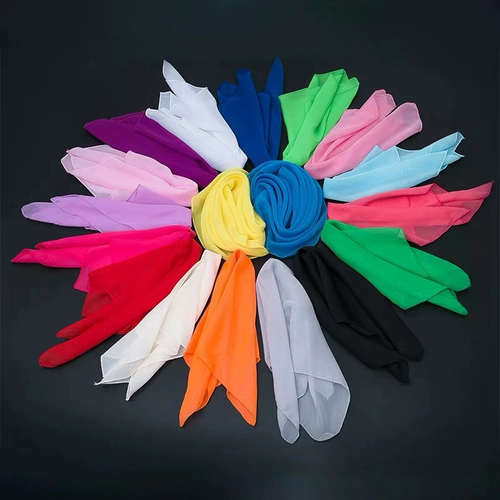 Детский шифоновый танцующий носовой платок, градиент