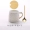 Bắc Âu ins gốm cốc xu hướng mạ vàng cặp vợ chồng sáng tạo nhà tách cà phê cá nhân với nắp thìa - Tách chai đựng nước