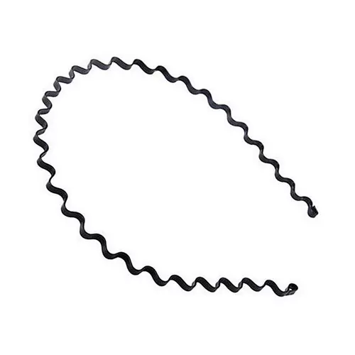 Ободок, универсальные волнистые невидимые шпильки для волос для умывания, Южная Корея, простой и элегантный дизайн