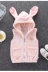 Nhà sản xuất quần áo trẻ em 2019 trẻ em mới mùa thu và mùa đông cô gái flannel vest bé thỏ tai lông - Áo ghi lê Áo ghi lê