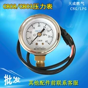 Đồng hồ đo áp suất cNG xe khí tự nhiên phụ kiện đo áp suất sửa đổi khí đặc biệt đo áp suất cng gas đo áp suất