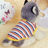 Одежда для домашних животных, собачья одежда, мультипликационная полосатая полоса