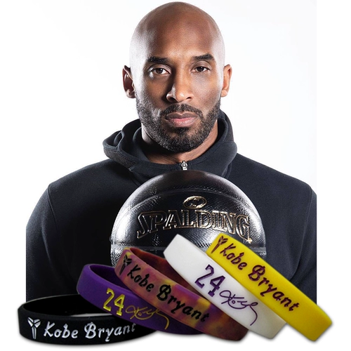 Коби Брайант фирменный браслет Лейкерс Слава Kobe24 NBA Баскетбол Black Mamba Sports браслет