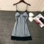 2019 đồ ngủ mới gợi cảm nữ mùa hè băng lụa ren mỏng Phần Hàn Quốc phiên bản dây đeo ngực tụ tập nữ váy ngủ - Đêm đầm váy đầm đẹp
