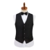 Mùa hè Slim vest vest nam phù hợp với vest vest vest vest chú rể màu sân khấu biểu diễn hợp xướng - Dệt kim Vest vest đen nam Dệt kim Vest