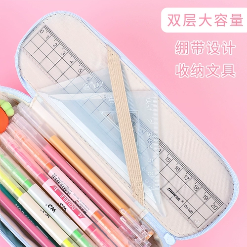 Двухэтажный японский милый вместительный и большой пенал для школьников, новая коллекция, популярно в интернете