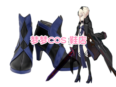 taobao agent 4647 FGO Saber Alter Rider COSplay Shoes COSPLAY Shoes to Custom