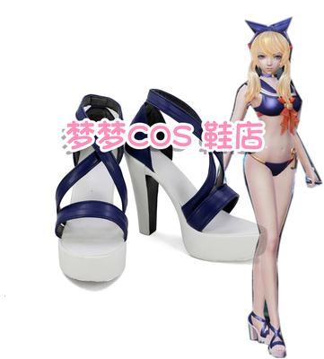 taobao agent Number 3906 Gunshen Ji Mermaid Ali's COSPLAY shoes to draw