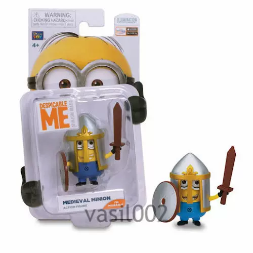 [США оригинал 2014 новый стильDespicable Me минифигурки Грю Миньоны 3D модель ручная работа]