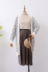 H ¥ 2 Mùa Thu mới của phụ nữ dài tay cardigan sọc lỏng áo sơ mi mỏng Hàn Quốc thời trang hoang dã áo len áo khoác len nữ hàn quốc Cardigan