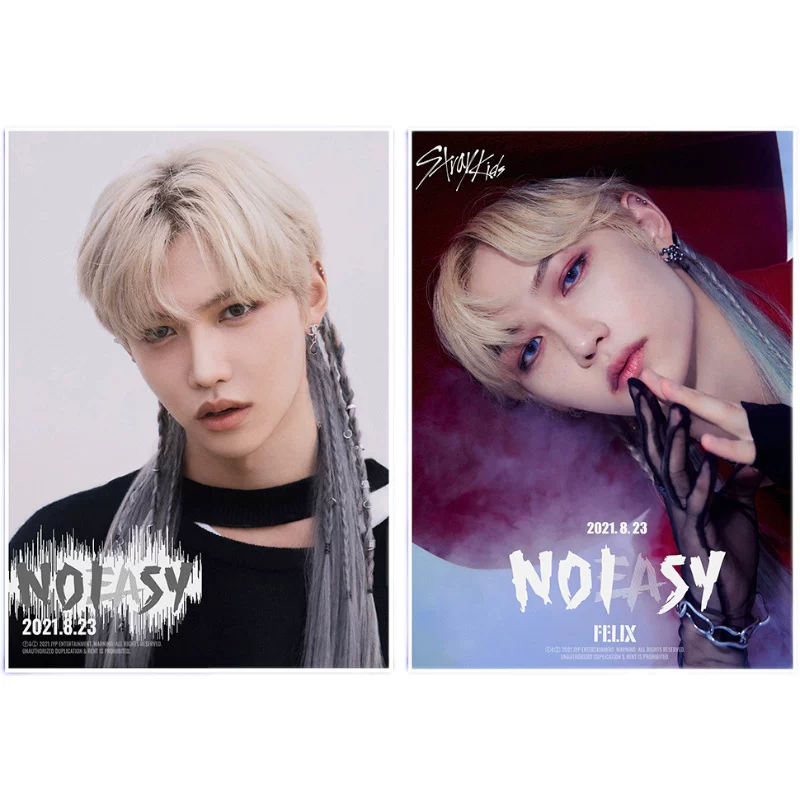 Постер Stray Kids Noeasy, самоклеящаяся фотографическая иллюстрация SKZ олень стикер периферия