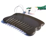 Натуральный Xuanhuang Siba Binlite Combal Water Waves Многофункциональная массажная доска соскребает Tongtong Meridian 5a Super Ronged Jade