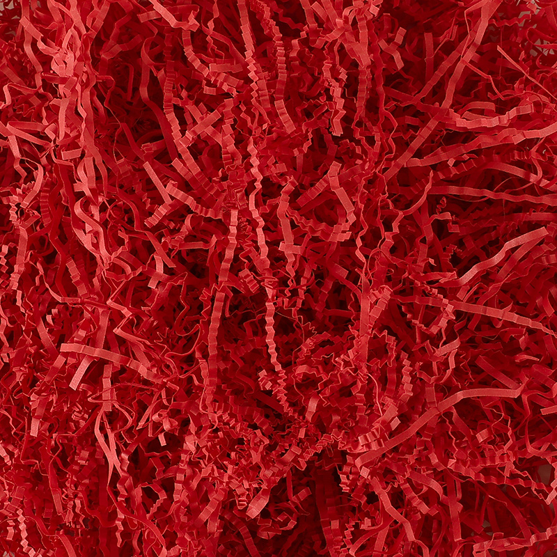 RedGift box ornament ceremony Item box Lafite Fillings Shredded paper Silk strip Crumbs Wadding originality Bedding grass decorate Material Science