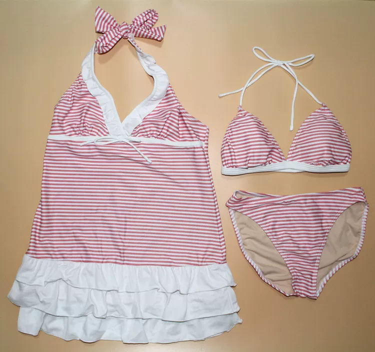 (Cross-border trading), summer swimwear for adults, spring set, plus size, 3 piece set