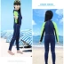 Áo tắm ấm cho trẻ em dày 2 mảnh wetsuit mảnh dài tay áo học sinh mùa đông áo tắm chống nắng ống thở - Bộ đồ bơi của Kid mua đồ bơi cho be gái 12 tuổi Bộ đồ bơi của Kid