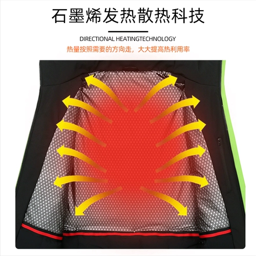 南极人 Отображающая куртка хлопчатобумажная куртка мужская умная USB -зарядная зарядка.