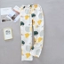 Mùa xuân và mùa thu mỏng đồ ngủ nữ cotton đôi gạc quần cotton lỏng quần thường nhà có thể mặc bên ngoài vào mùa hè - Quần tây