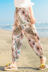 Mùa hè kem chống nắng bãi biển quần kích thước lớn lỏng nhân tạo bông lụa hậu cung quần phụ nữ đèn lồng quần cà rốt quần bông quần quần áo thời trang nữ Quần Harem