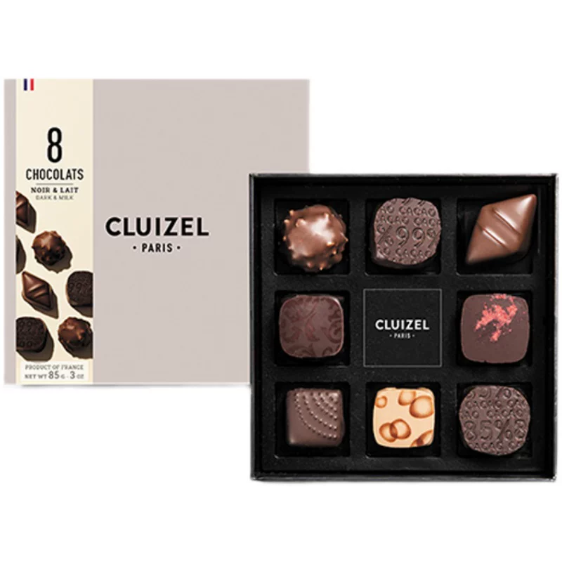 Французская импортированная подарочная коробка assorted milk dark chocolate Мишель Клиуиз Kerry Milk темный шоколад assorted flavor snacks