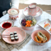 Manly tinh tế Nhật Bản-phong cách Nhật Bản dễ thương bộ đồ ăn gốm cherry bát nhà ăn bát người lớn cá tính Hàn Quốc bát nhỏ Đồ ăn tối