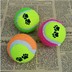 Pet dog cat toy ball không độc hại và vô hại bóng cao su bouncy bóng cắn răng làm sạch chó huấn luyện chó tennis do choi cho meo Mèo / Chó Đồ chơi