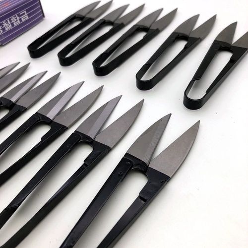 Аутентичные корейские марле -массоры и марлевые заводские инструменты Текстиль с небольшими ножницами перекрестные ножницы прочные 10 пакетов