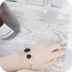 Hàn quốc retro crack đá cẩm thạch tự nhiên không đối xứng kích thước vòng bracelet trang sức nữ tính khí đơn giản mở vòng đeo tay Vòng đeo tay Cuff
