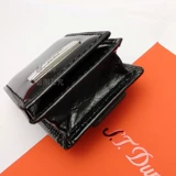 Оригинальная зажигалка, черный глянцевый кожаный чехол