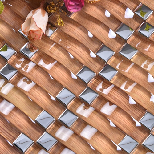 Мозаичная хрустальная стеклянная арочная плитка самостоятельно