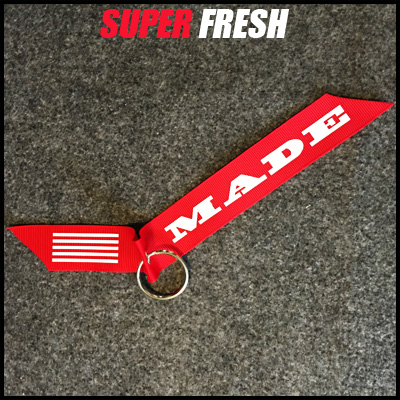 Red MadeCola Tide play alpha MA1 flight Jacket Cufflinks Arm badge trousers Accessories Ribbon Chaopai Key buckle