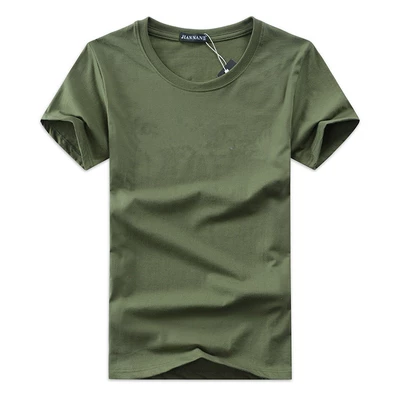 Nam giới và phụ nữ cotton T-Shirt class dịch vụ tùy chỉnh DIY văn hóa quảng cáo áo sơ mi quân đội màu xanh lá cây đồng chí đảng ngắn tay dụng cụ in LOGO áo thun nam tay ngắn có nón Áo phông ngắn