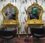 Hình ảnh studio đồ nội thất trang điểm gương phòng tắm châu Âu retro cửa hàng cắt tóc gương thẩm mỹ viện thẩm mỹ viện gương gương hai mặt - Hair Salon / Nội thất làm đẹp giá máy hấp tóc