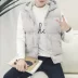 Vest áo khoác mùa đông nam vest cotton vest vest Hàn Quốc phiên bản của xu hướng của những người yêu thích bánh mì vài áo ghi lê mùa thu và mùa đông xuống áo khoác Trang phục Couple