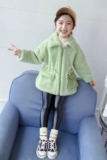Куртка для принцессы, детский осенний свитер, увеличенная толщина, коллекция 2023, в корейском стиле, в западном стиле, подходит для подростков