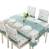 Tối giản hiện đại bàn ăn vải ghế bìa đệm bộ bông và vải lanh nhỏ tươi khăn trải bàn vải nhà ghế bìa phổ trải bàn Khăn trải bàn