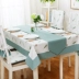 Tối giản hiện đại bàn ăn vải ghế bìa đệm bộ bông và vải lanh nhỏ tươi khăn trải bàn vải nhà ghế bìa phổ Khăn trải bàn