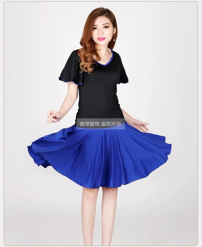 Квадратная танцевальная одежда короткая юбка летняя латинская танцевальная юбка Юбка для взрослой танцевальная юбка