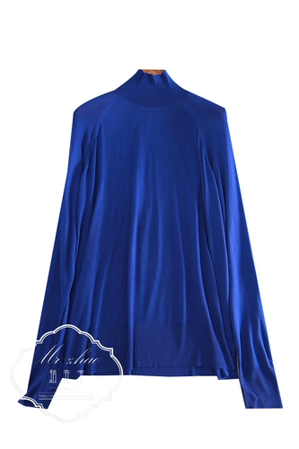 Z0902-15 Temprament Small High-шея мягкая восковая кожа, рыхлый, гнилой рукав основание дно с длинными рукавами свитер