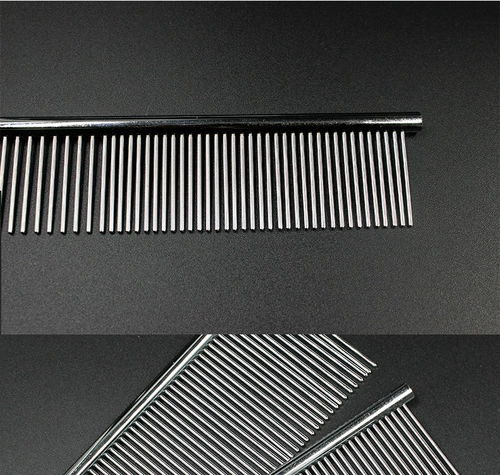 Собачья расчесывание домашних животных из нержавеющей стали сдало длинное покрытие красоты, расчесывавшаяся плюшевая красавица Прямой расчесывание домашних животных.