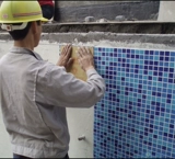 Старомодная нескользящая мозаика, бассейн