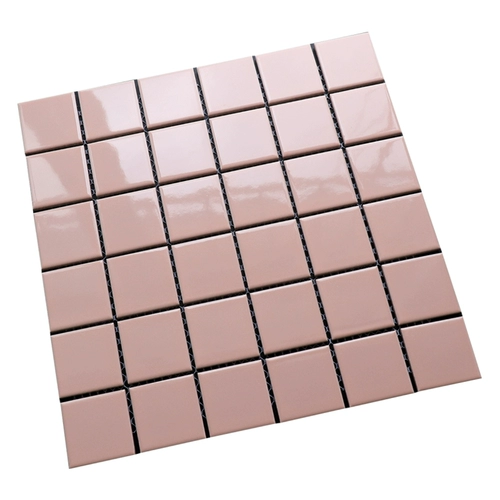 Простая и красочная керамическая мозаичная плитка кухня ванная комната розовая сеть красный ресторан темно -зеленый ванная настенная плитка пола