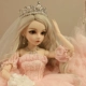 Handmade búp bê BJD cưới Doris thay đổi trang điểm cô gái đồ chơi trẻ em sáng tạo để gửi Set công chúa