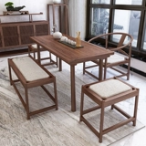 Черный орех из орехового дерева маленький чайный стол балкон 1,1 метра чайный стол.