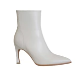 Martens, высокие демисезонные короткие сапоги с заостренным носом, из натуральной кожи, мягкая подошва