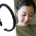 Hàn quốc đồ trang sức nhỏ Hàn Quốc phiên bản của twist headband hoop Nhật Bản và Hàn Quốc tóc giả braid phụ kiện tóc kẹp tóc tóc trượt với răng Phụ kiện tóc