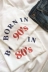 18 mùa xuân và mùa hè thương hiệu áo thun nam và nữ cotton rộng rãi đơn giản thập niên 80 của thập niên 90