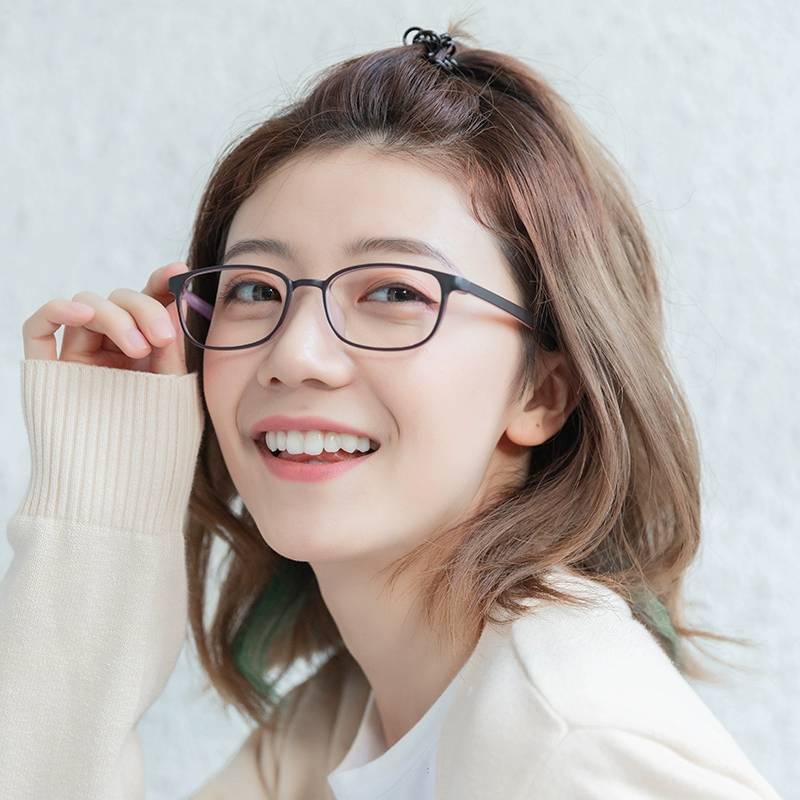 Hàn Quốc siêu nhẹ tr90 kính khung retro mờ nhỏ mặt nhỏ khung mỏng chiều cao số kính cận thị khung nam và nữ - Kính khung