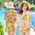 Áo tắm nữ bikini ba mảnh áo tắm gợi cảm ngực nhỏ thu gọn bụng giảm béo Hàn Quốc phù hợp với áo tắm - Bikinis đồ bơi cho người béo bụng Bikinis